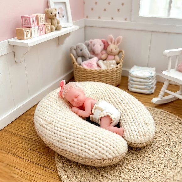 Full Miniature Silicone Baby Doll (2 in.)